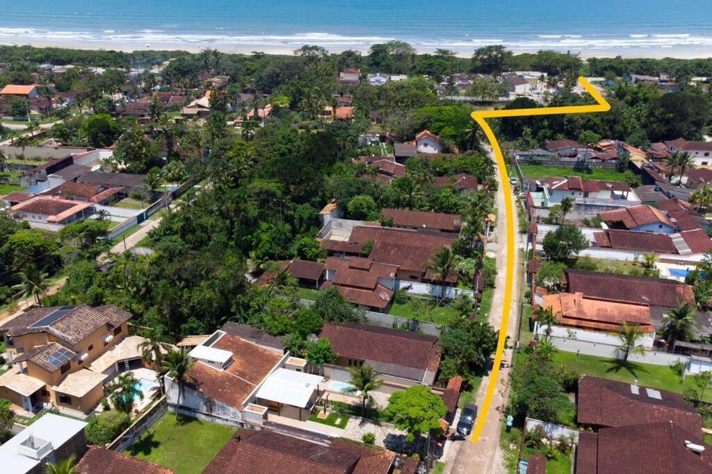 Novo-Refugio Do Arquiteto - Casa Coqueiro, 4 Minutos Caminhando Ate A Praia 圣塞巴斯蒂安 外观 照片